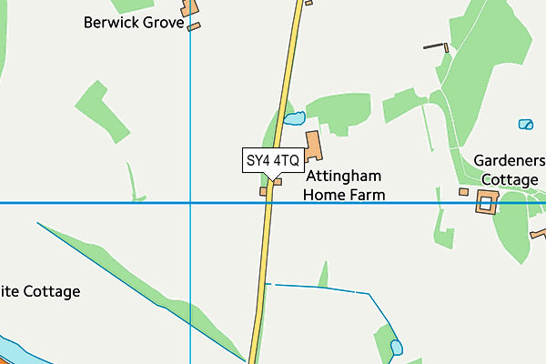 SY4 4TQ map - OS VectorMap District (Ordnance Survey)