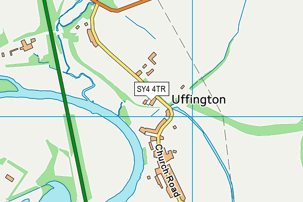 SY4 4TR map - OS VectorMap District (Ordnance Survey)