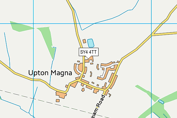 SY4 4TT map - OS VectorMap District (Ordnance Survey)