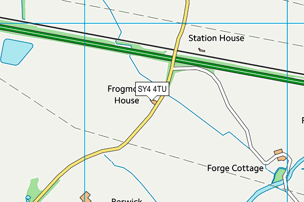 SY4 4TU map - OS VectorMap District (Ordnance Survey)