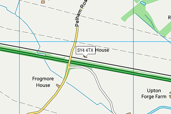 SY4 4TX map - OS VectorMap District (Ordnance Survey)