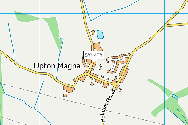 SY4 4TY map - OS VectorMap District (Ordnance Survey)