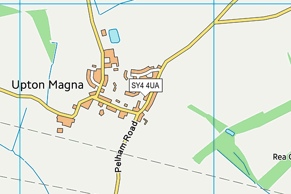 SY4 4UA map - OS VectorMap District (Ordnance Survey)