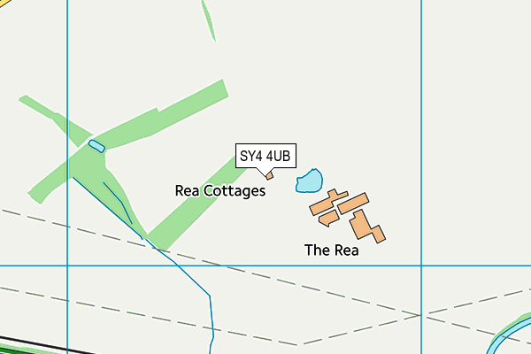 SY4 4UB map - OS VectorMap District (Ordnance Survey)