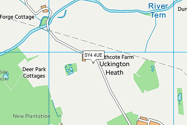 SY4 4UE map - OS VectorMap District (Ordnance Survey)