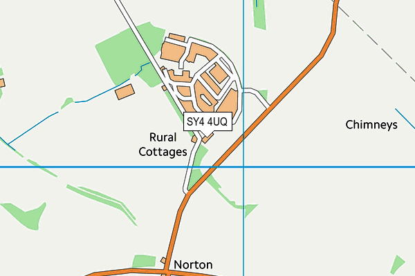 SY4 4UQ map - OS VectorMap District (Ordnance Survey)