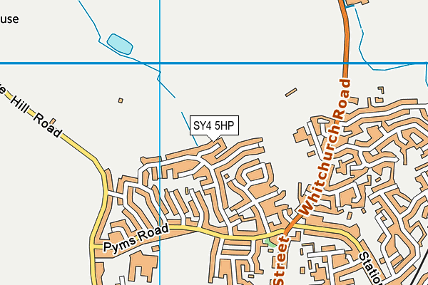 SY4 5HP map - OS VectorMap District (Ordnance Survey)