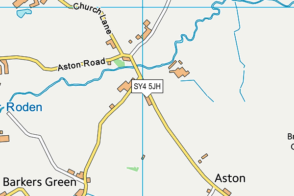 SY4 5JH map - OS VectorMap District (Ordnance Survey)