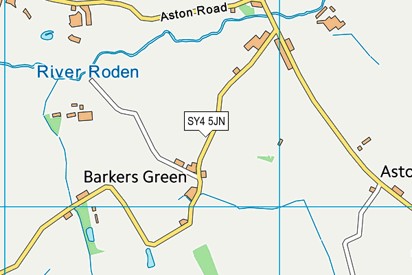 SY4 5JN map - OS VectorMap District (Ordnance Survey)