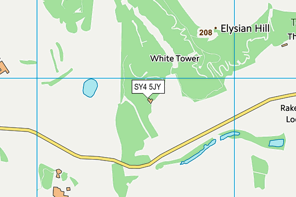 SY4 5JY map - OS VectorMap District (Ordnance Survey)