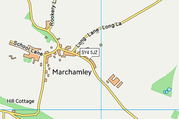 SY4 5JZ map - OS VectorMap District (Ordnance Survey)