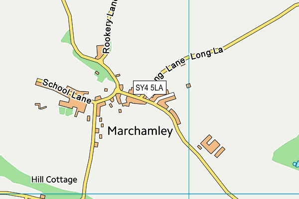 SY4 5LA map - OS VectorMap District (Ordnance Survey)