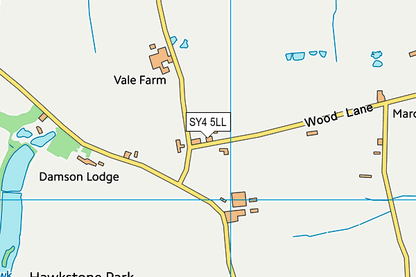 SY4 5LL map - OS VectorMap District (Ordnance Survey)