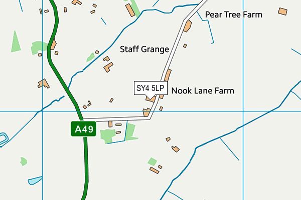 SY4 5LP map - OS VectorMap District (Ordnance Survey)