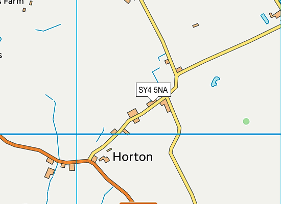 SY4 5NA map - OS VectorMap District (Ordnance Survey)