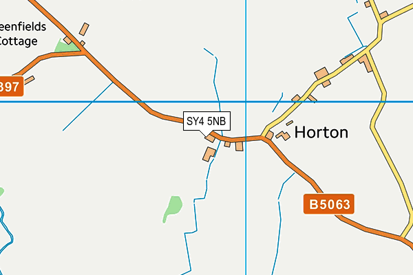 SY4 5NB map - OS VectorMap District (Ordnance Survey)