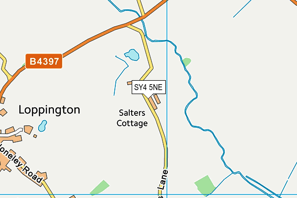 SY4 5NE map - OS VectorMap District (Ordnance Survey)