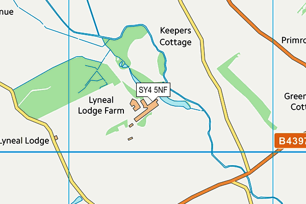 Loppington House FE Unit map (SY4 5NF) - OS VectorMap District (Ordnance Survey)