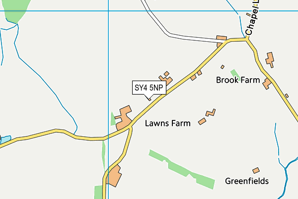 SY4 5NP map - OS VectorMap District (Ordnance Survey)