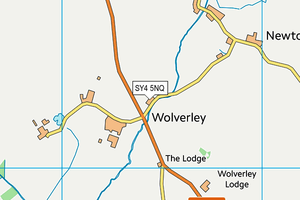 SY4 5NQ map - OS VectorMap District (Ordnance Survey)