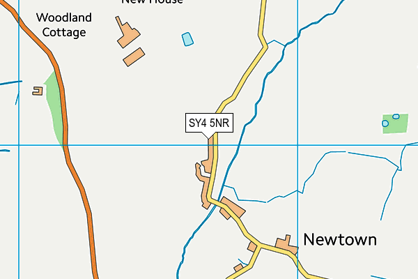 SY4 5NR map - OS VectorMap District (Ordnance Survey)