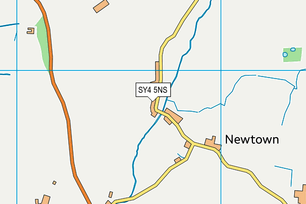 SY4 5NS map - OS VectorMap District (Ordnance Survey)