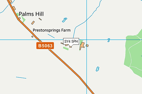 SY4 5PH map - OS VectorMap District (Ordnance Survey)