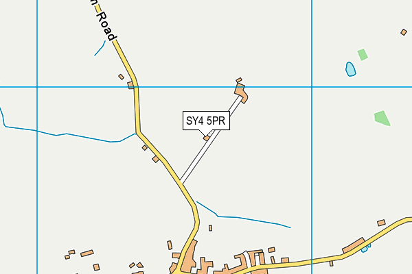 SY4 5PR map - OS VectorMap District (Ordnance Survey)