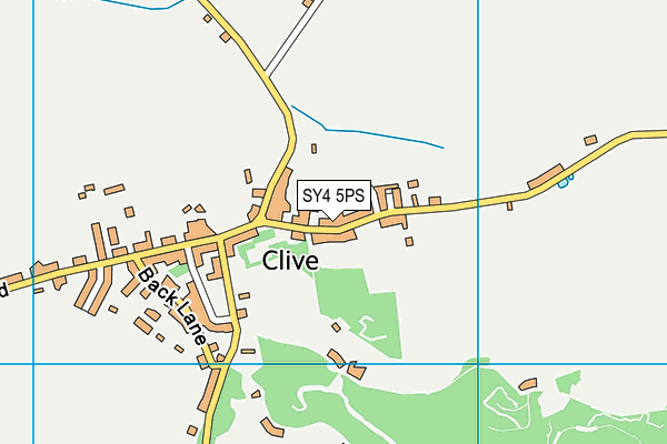 SY4 5PS map - OS VectorMap District (Ordnance Survey)