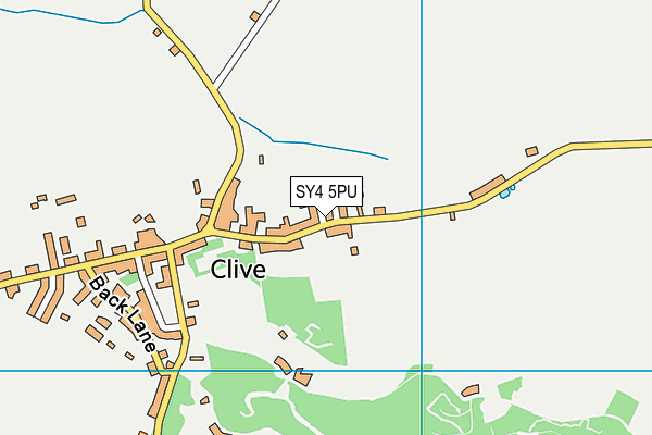 SY4 5PU map - OS VectorMap District (Ordnance Survey)