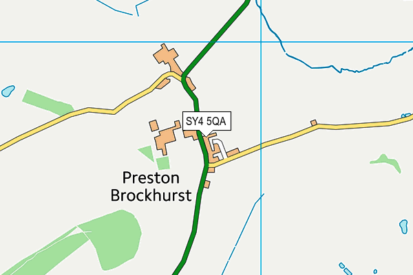SY4 5QA map - OS VectorMap District (Ordnance Survey)