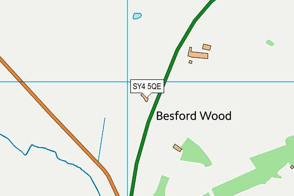 SY4 5QE map - OS VectorMap District (Ordnance Survey)