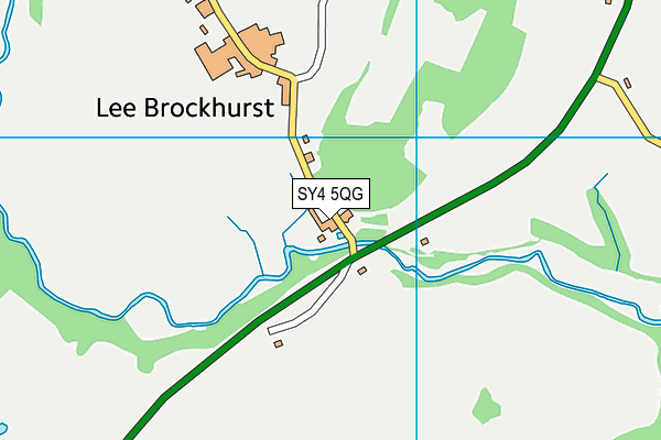 SY4 5QG map - OS VectorMap District (Ordnance Survey)