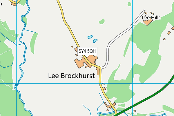 SY4 5QH map - OS VectorMap District (Ordnance Survey)