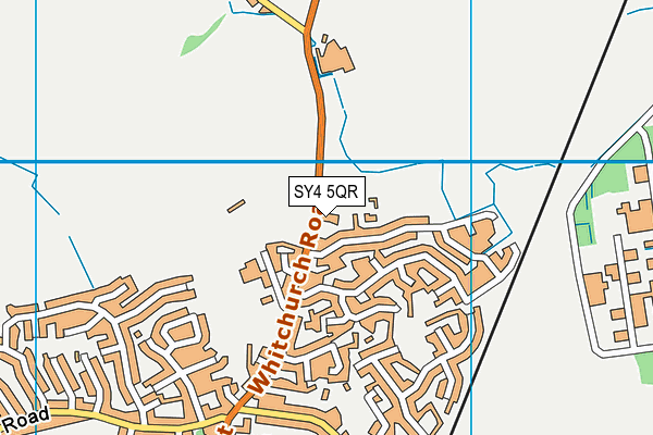 SY4 5QR map - OS VectorMap District (Ordnance Survey)