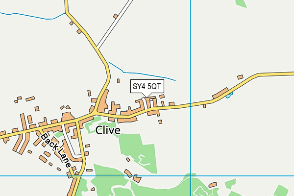 SY4 5QT map - OS VectorMap District (Ordnance Survey)