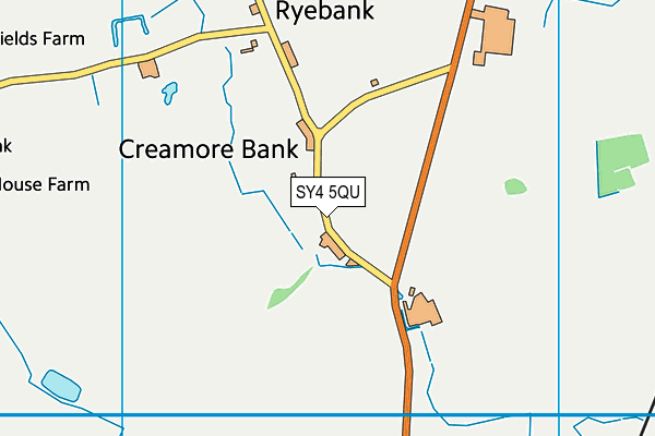 SY4 5QU map - OS VectorMap District (Ordnance Survey)