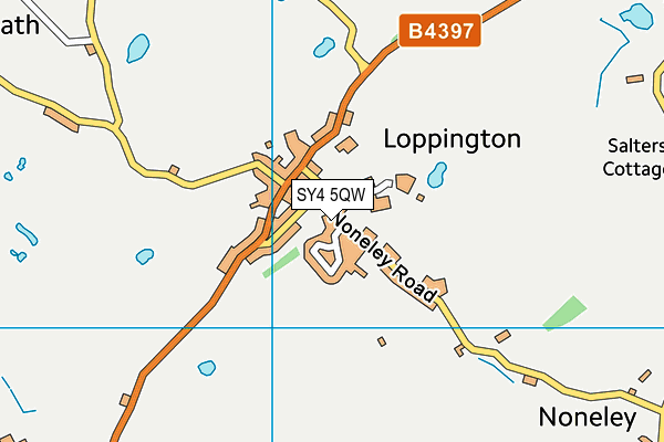 SY4 5QW map - OS VectorMap District (Ordnance Survey)