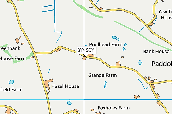 SY4 5QY map - OS VectorMap District (Ordnance Survey)