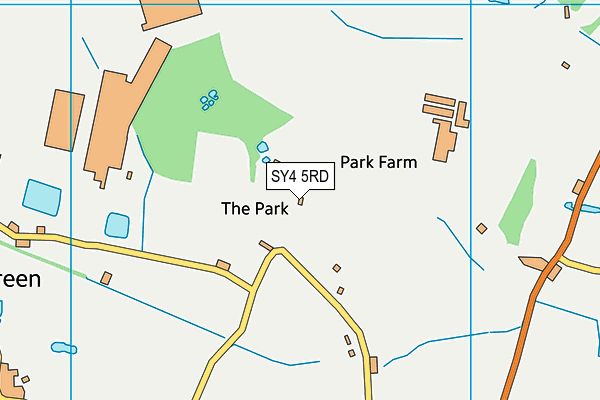 SY4 5RD map - OS VectorMap District (Ordnance Survey)