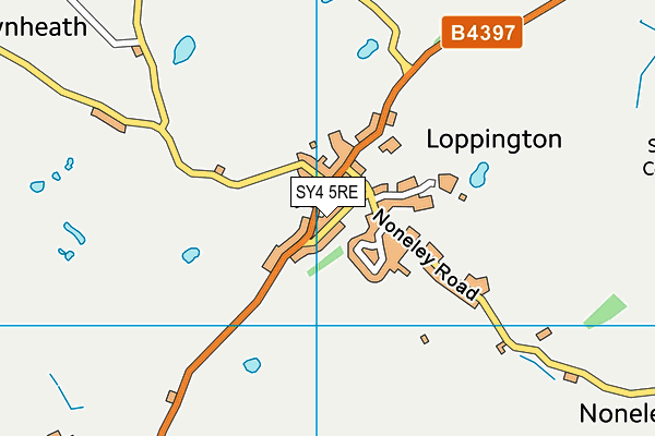 SY4 5RE map - OS VectorMap District (Ordnance Survey)