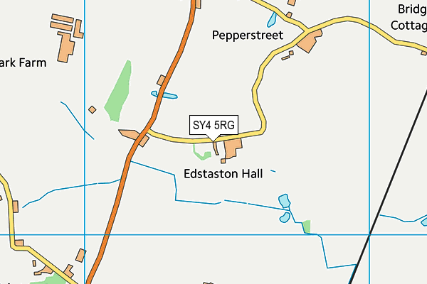 SY4 5RG map - OS VectorMap District (Ordnance Survey)