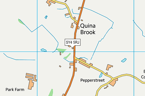 SY4 5RJ map - OS VectorMap District (Ordnance Survey)