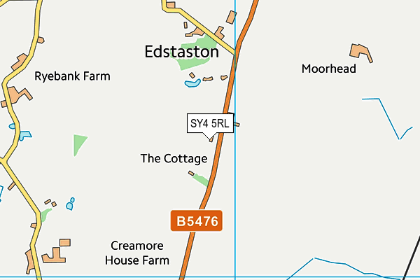 SY4 5RL map - OS VectorMap District (Ordnance Survey)