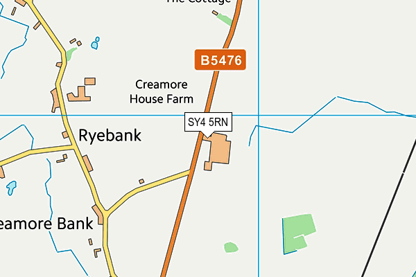 SY4 5RN map - OS VectorMap District (Ordnance Survey)