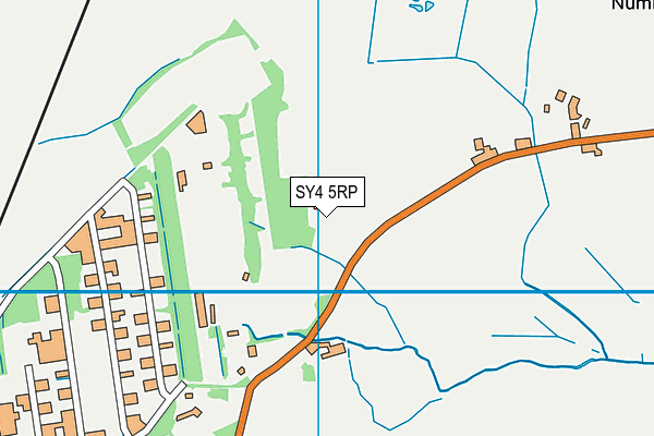 SY4 5RP map - OS VectorMap District (Ordnance Survey)