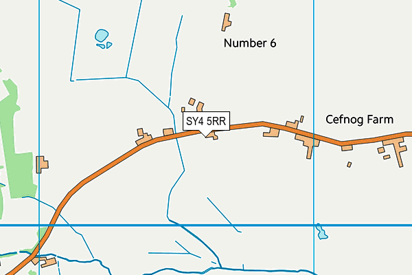 SY4 5RR map - OS VectorMap District (Ordnance Survey)