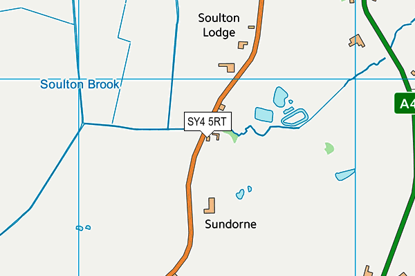 SY4 5RT map - OS VectorMap District (Ordnance Survey)