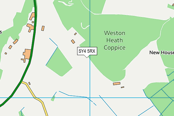 SY4 5RX map - OS VectorMap District (Ordnance Survey)