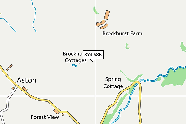 SY4 5SB map - OS VectorMap District (Ordnance Survey)